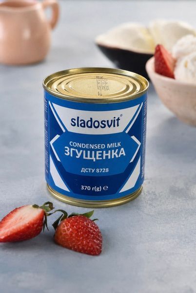 Продукт харчовий згущений з молоком Згущенка, 370 г (ж/б) 38974 фото